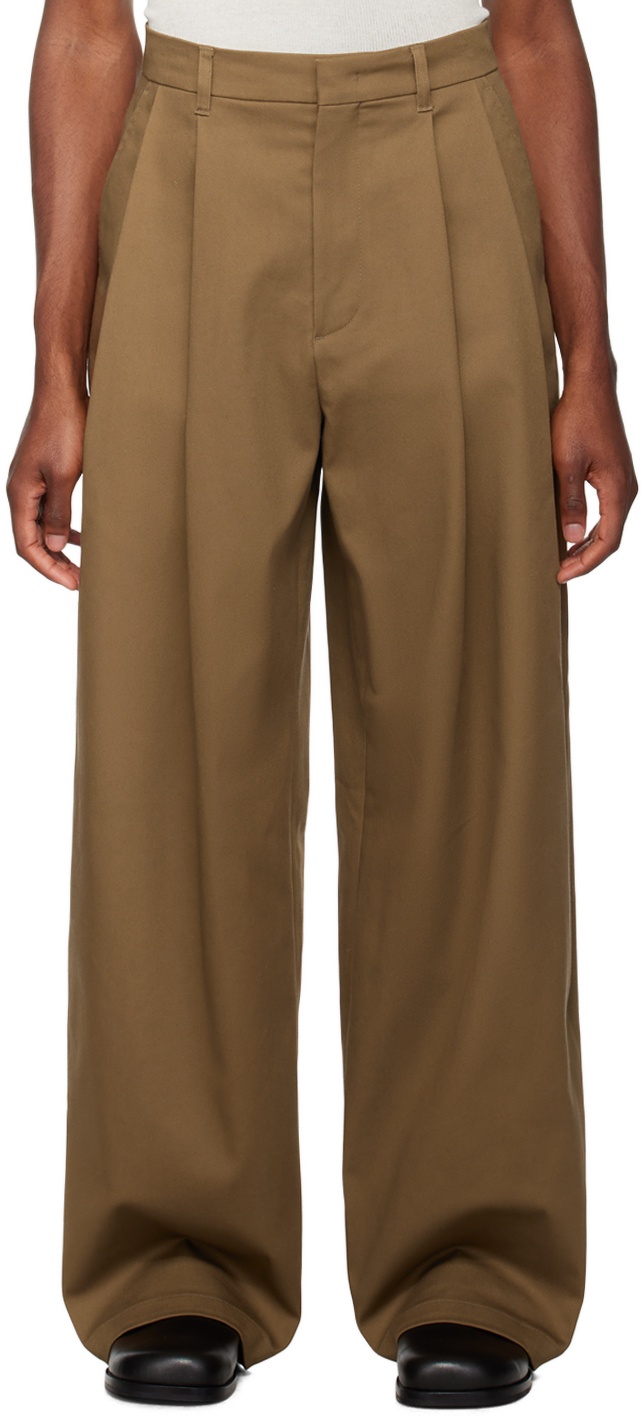 System SSENSE Exclusive Brown Trousers System