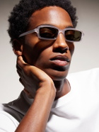 Dior Eyewear - DiorSymbol S2I Rectangular-Frame Acetate Sunglasses