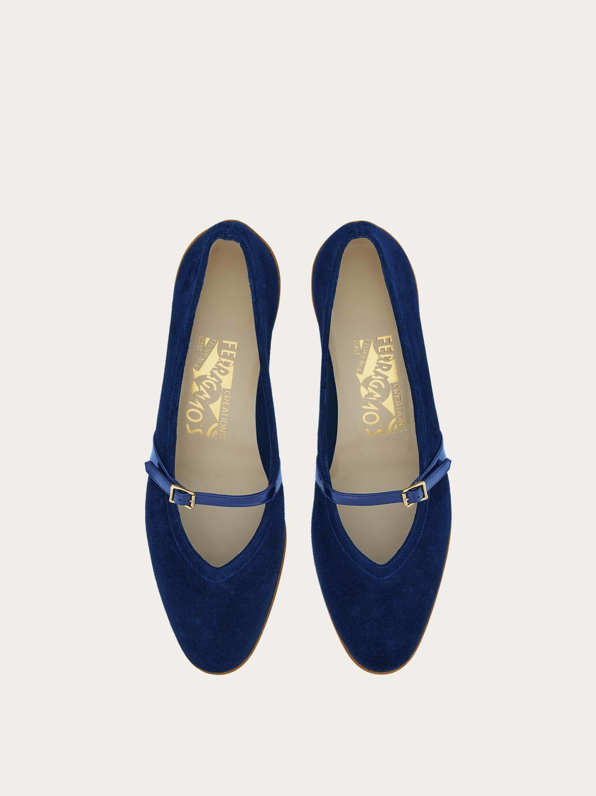 Ferragamo Womens Audrey (1954) in Blue
