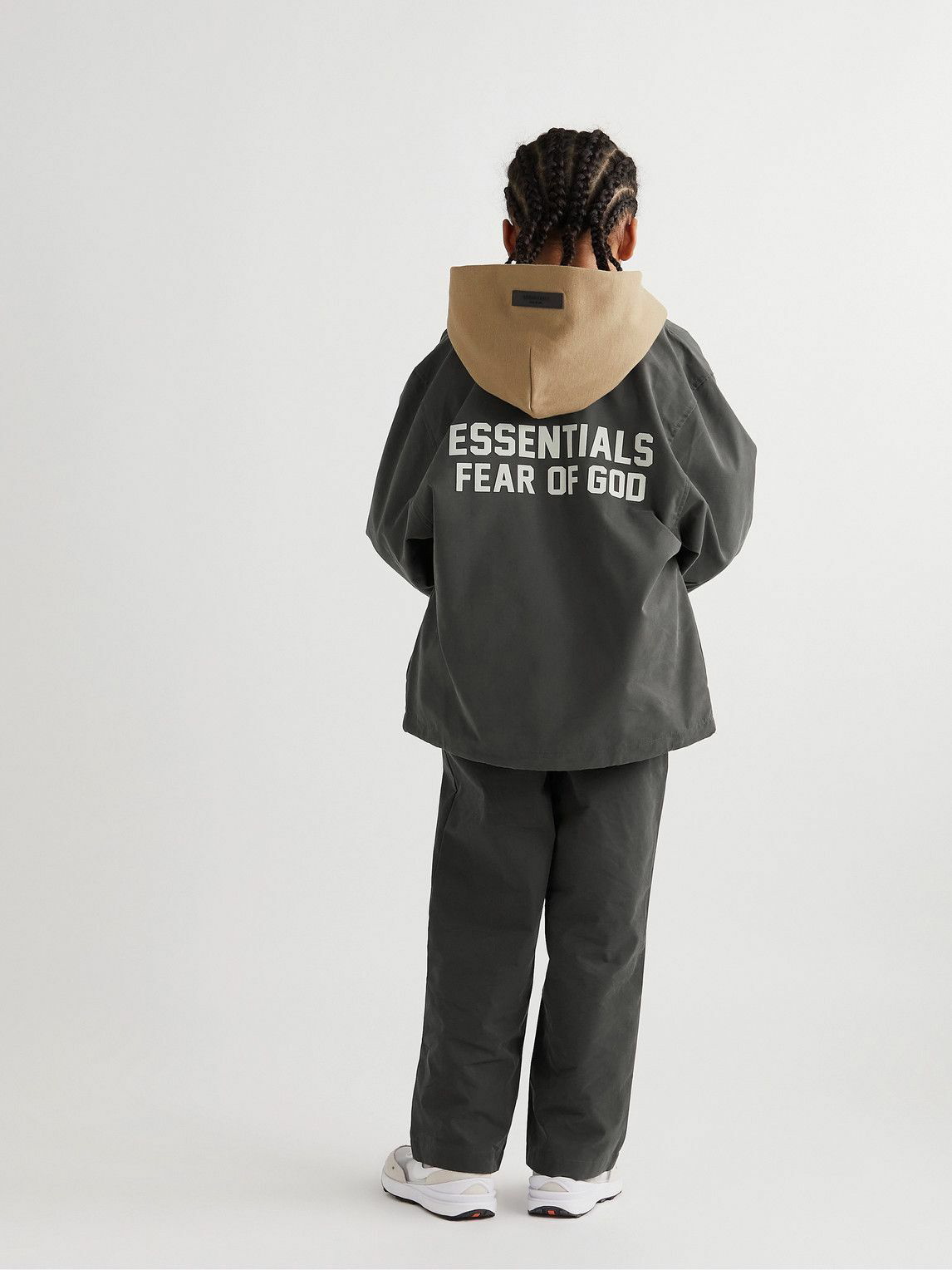 Fear of God ESSENTIALS Gray Polyester Jacket Fear Of God Essentials