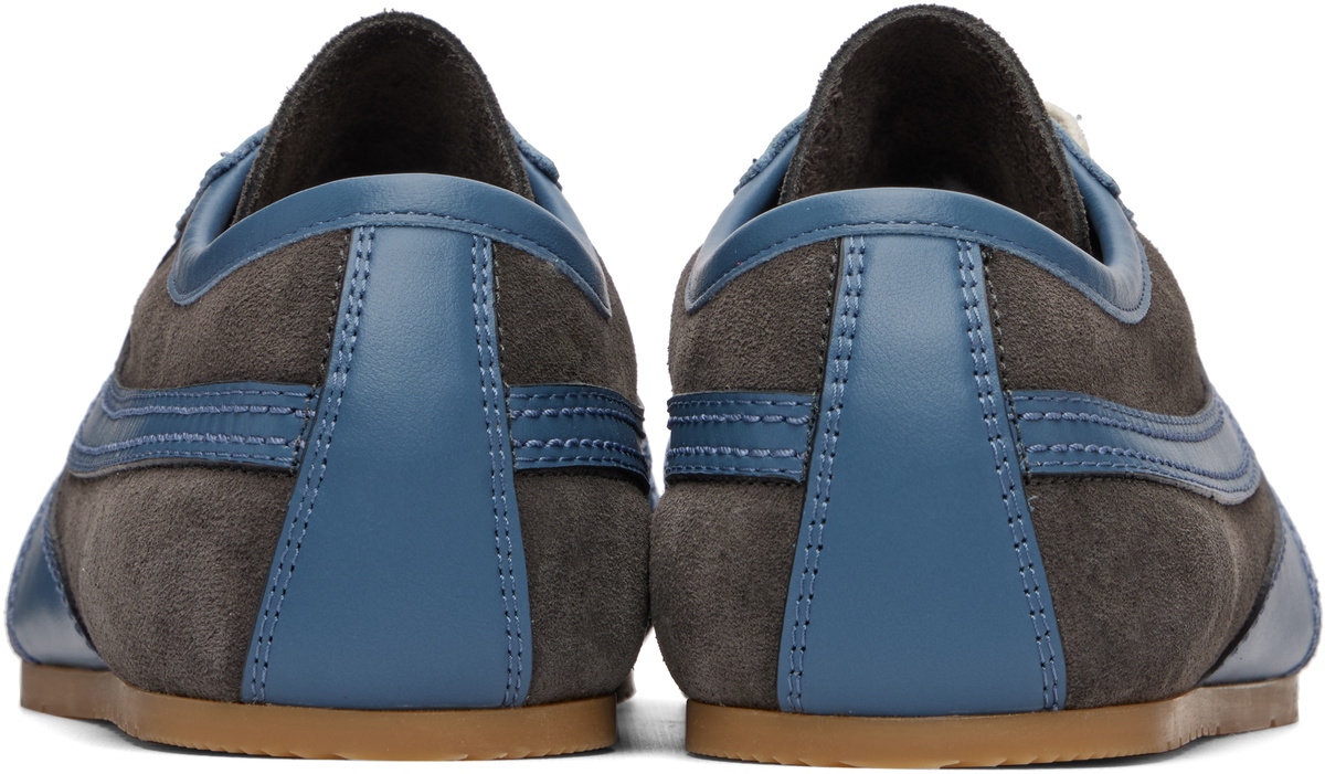 Dries Van Noten Blue & Gray Suede Sneakers