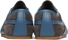 Dries Van Noten Blue & Gray Suede Sneakers