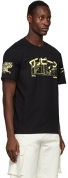 GCDS Black One Piece Edition Regular T-Shirt