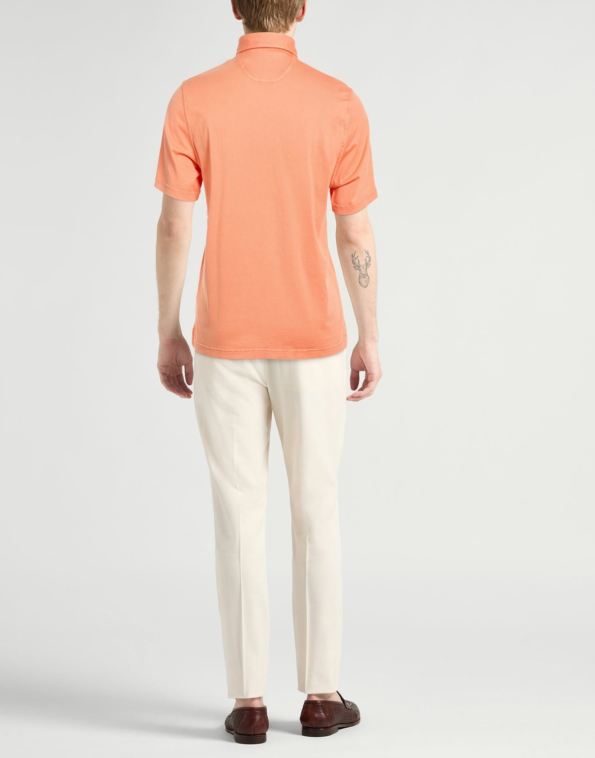 Fedeli Mens Polo shirt in Orange