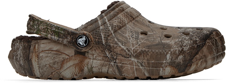 Photo: Crocs Brown Realtree Edition Classic Lined Clogs