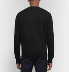 Alexander McQueen - Embroidered Loopback Cotton-Jersey Sweatshirt - Men - Black