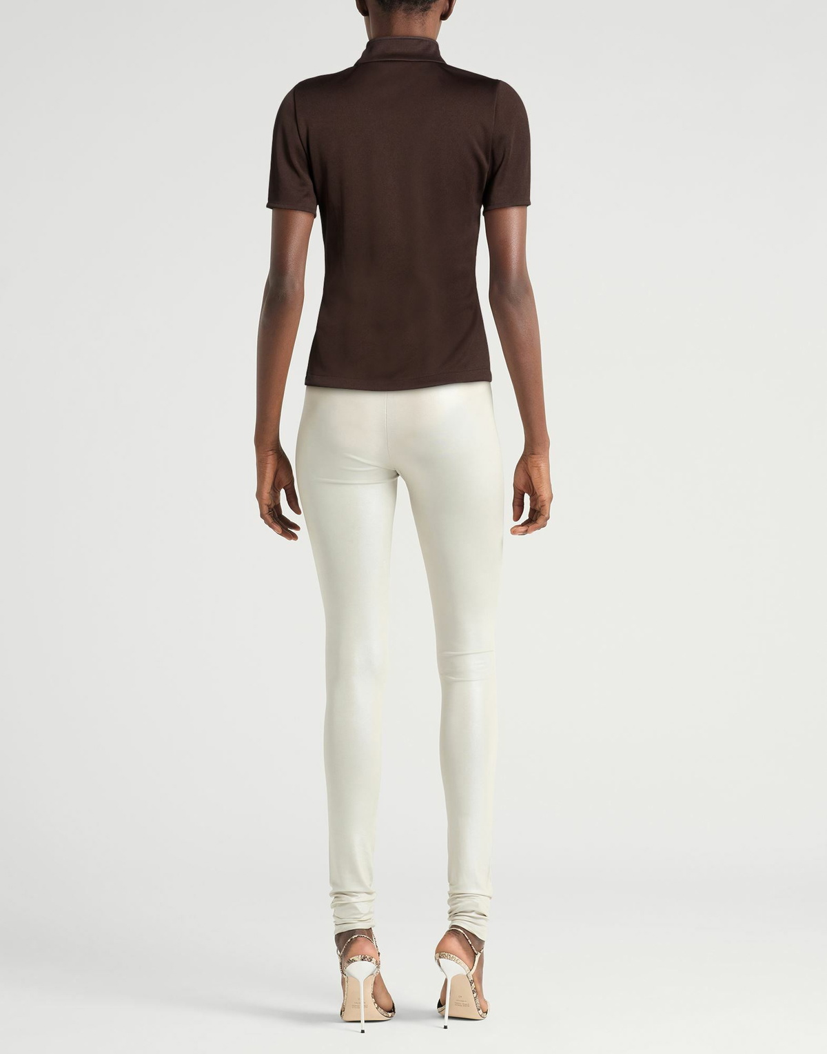 Courrèges Womens Sweatshirt in Dark brown