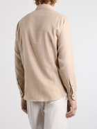 Caruso - Cotton and Cashmere-Blend Shirt - Neutrals