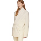 Lemaire Off-White Double-Breasted Blazer