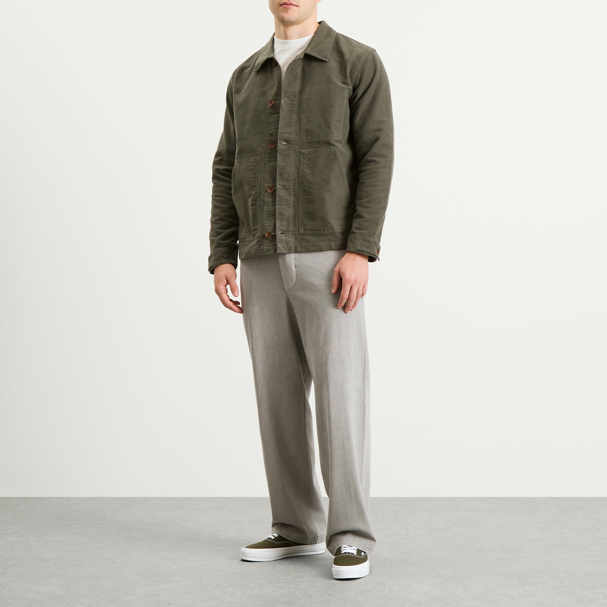 Armor-Lux Men's Fisherman Chore Jacket in Chimera