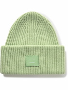 Acne Studios - Appliquéd Ribbed Wool Beanie