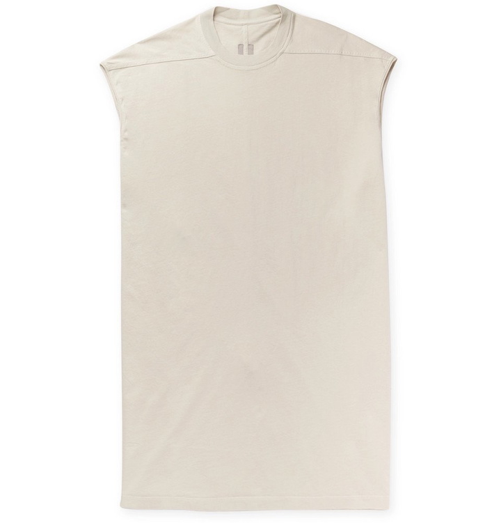 Photo: Rick Owens - Oversized Cotton-Jersey Tank Top - Men - Gray