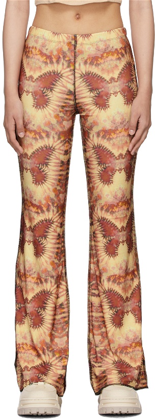Photo: OMIGHTY Orange & Brown Butterfly Trousers