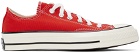 Converse Red Chuck 70 Low Top Sneakers