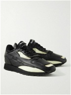 Maison Margiela - Reebok Leather and Coated-Mesh Sneakers - Black