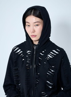 Sia Arnika Slit Zip-Up Hooded Sweatshirt