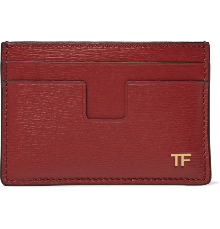 Photo: TOM FORD - Textured-Leather Cardholder - Red