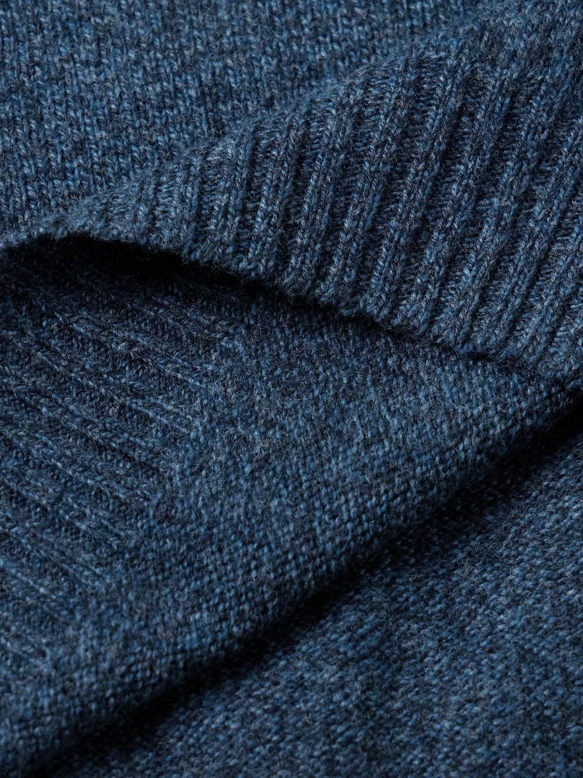 Boglioli - Wool and Cashmere-Blend Sweater - Blue