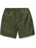 True Tribe - Neat Steve Mid-Length Iridescent ECONYLL® Swim Shorts - Green