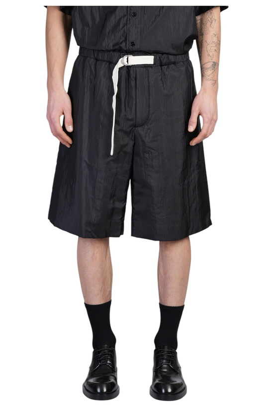 Photo: Jil Sander Trousers 45 Short Shorts In Black Polyamide