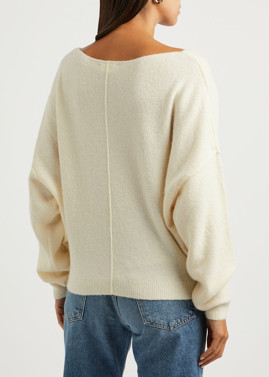 American Vintage Damsville Knitted Jumper Cream