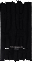 Andersson Bell Black Roghen Wool Neck Warmer Scarf