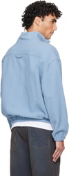 Rier Blue Fleece Sweater