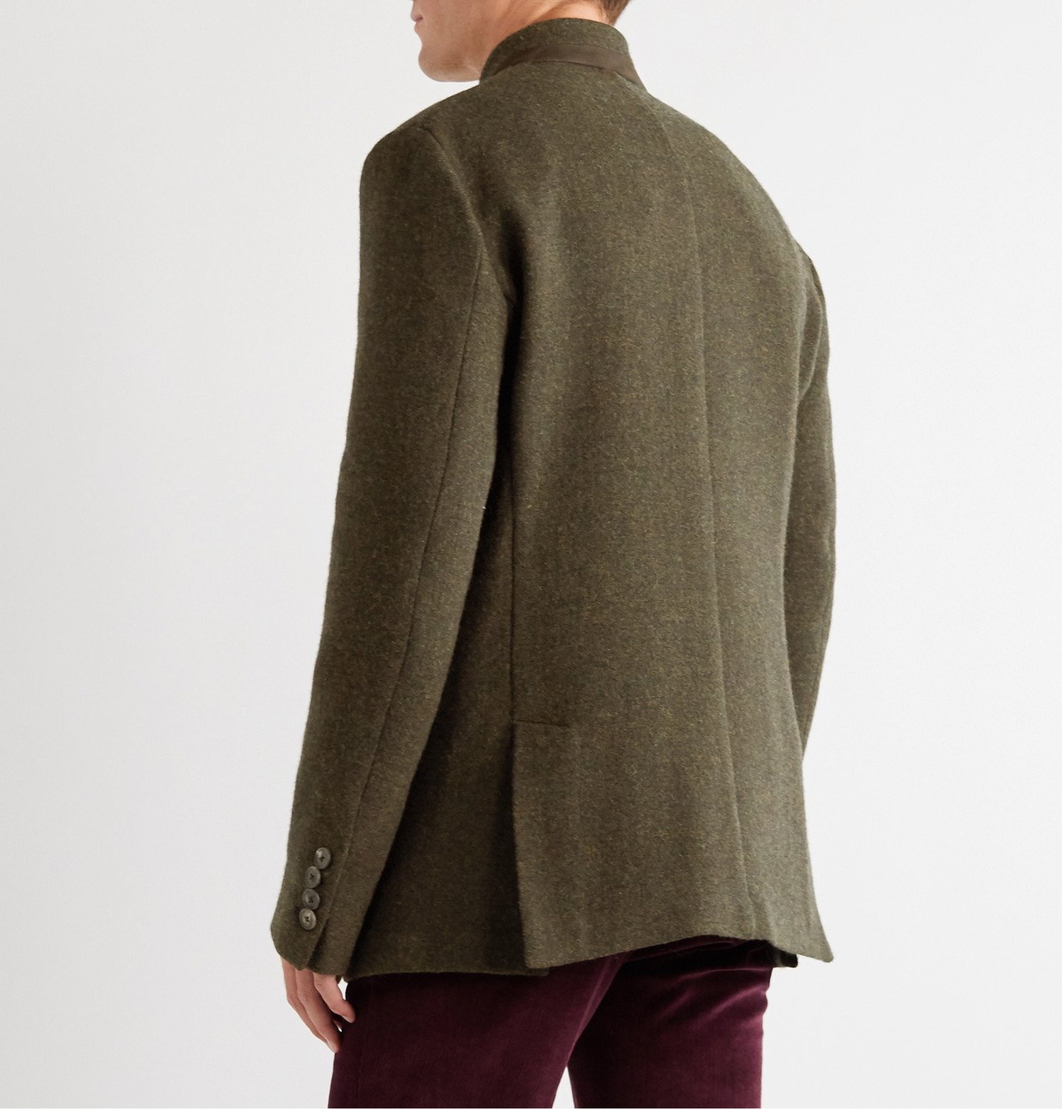 Purdey - Hawick Unstructured Wool and Cashmere-Blend Tweed Blazer - Green