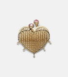 Yvonne Léon Minaudière Maxi 18kt and 9kt gold pendant necklace with diamonds and tourmaline