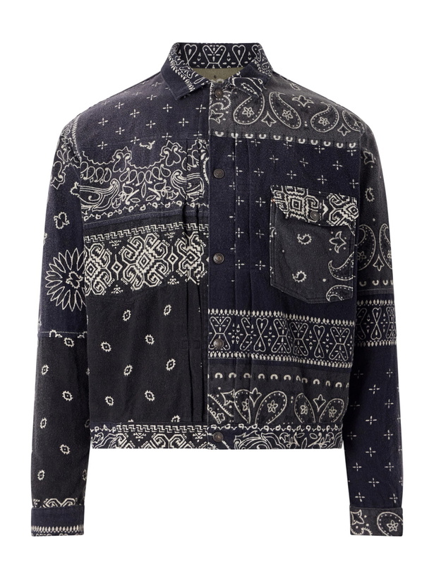 Photo: KAPITAL - Reversible Bandana-Print Cotton-Flannel Jacket - Black