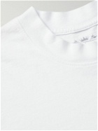 Throwing Fits - Logo-Print Cotton-Jersey T-Shirt - White