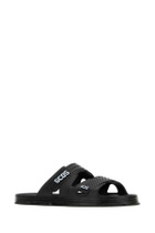 Black Rubber Gcds Slippers