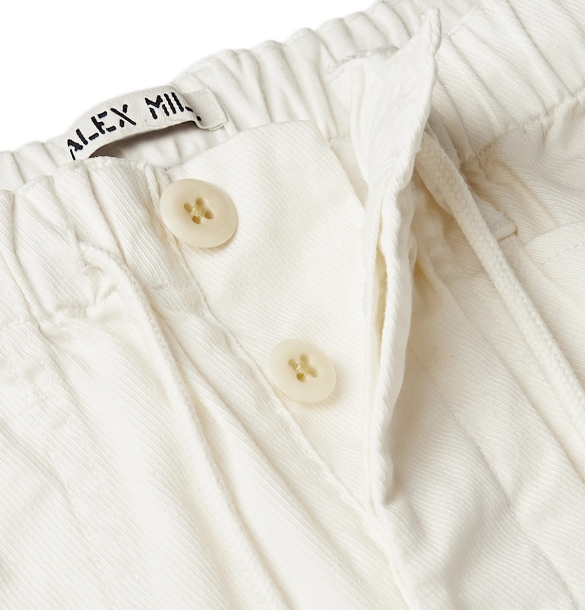 Alex Mill - Slim-Fit Stretch-Cotton Twill Drawstring Trousers ...
