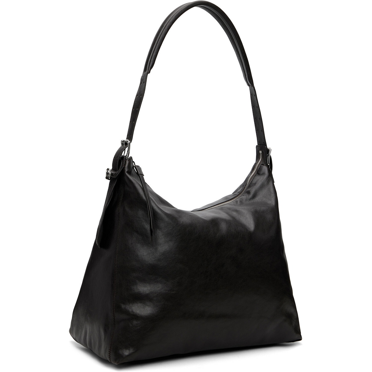 LEMAIRE Brown Belted Leather Tote