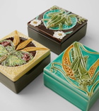 Bordallo Pinheiro Azulejo Grasshopper box