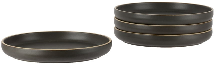 Lineage Ceramics Red Shallow Serving Bowl, 4 pcs