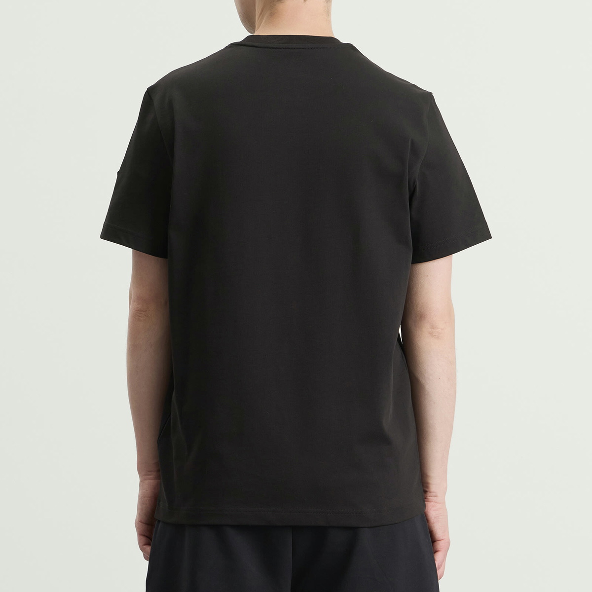 Moncler Men's Logo T-Shirt in Black