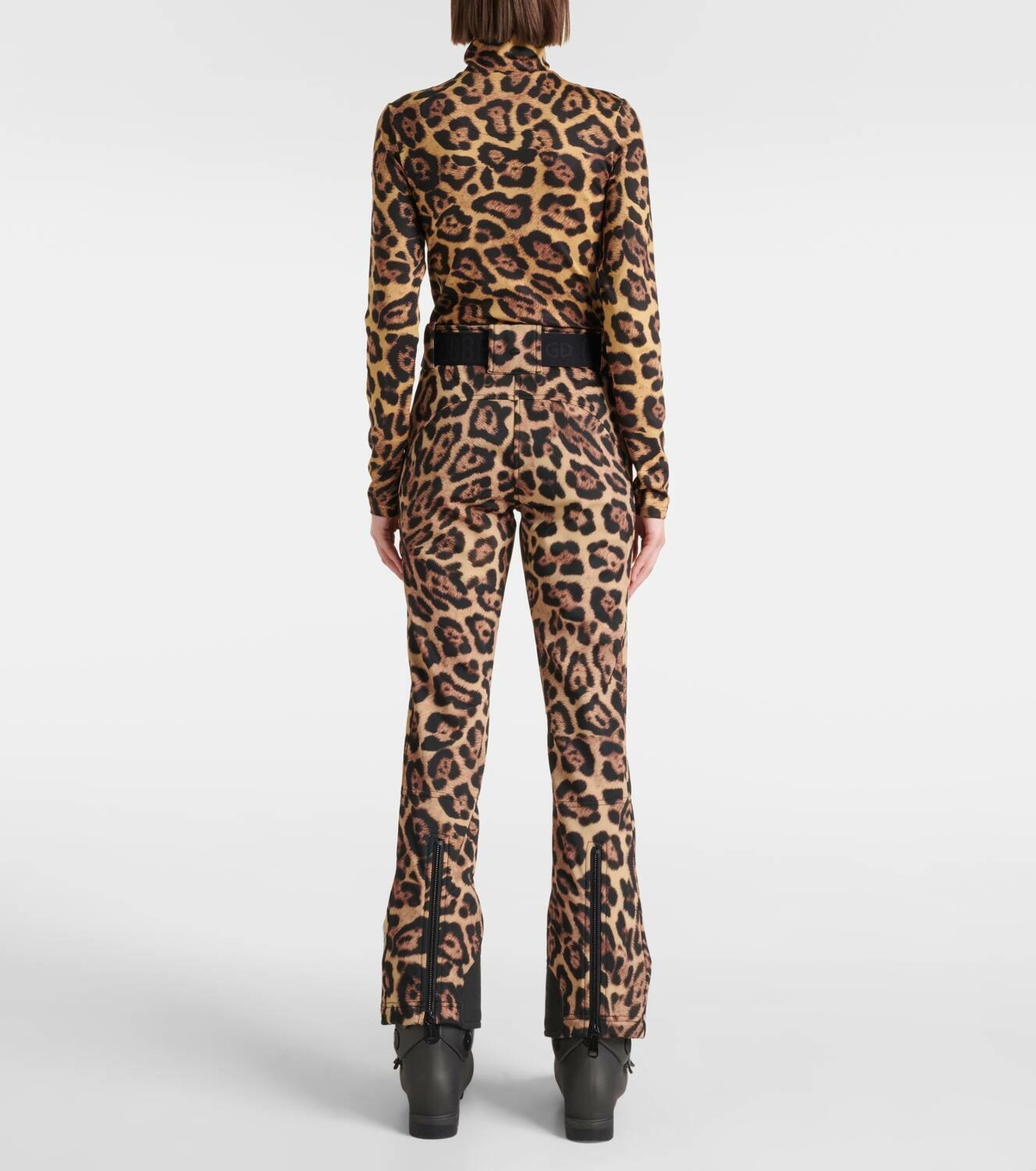 Goldbergh Cathy leopard-print ski bodysuit