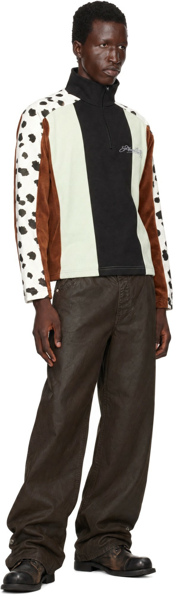 PDF Multicolor Tony Long Sleeve Sweater