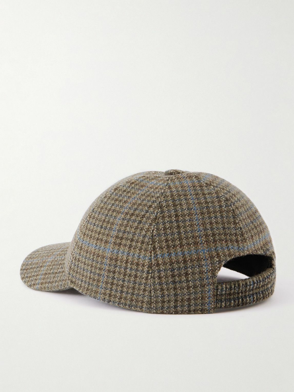 Purdey - Tom Checked Wool Cap - Brown