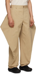 JW Anderson Beige Kite Trousers