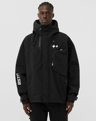 Bstn Brand Oversized Shell Jacket Black - Mens - Shell Jackets