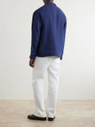 Sunspel - Linen Overshirt - Blue