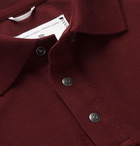 Reigning Champ - Slim-Fit Cotton-Piqué Polo Shirt - Men - Burgundy