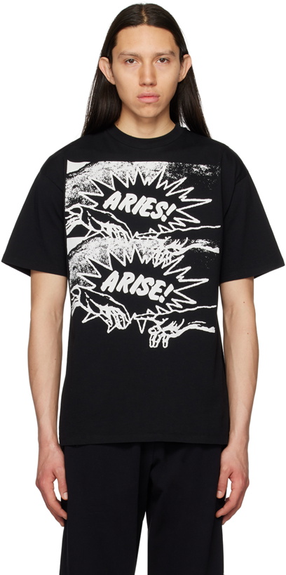 Photo: Aries Black Connecting T-Shirt