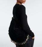 Isabel Marant Oskan Soft Medium suede crossbody bag