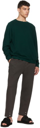 Les Tien Green Raglan Sweatshirt