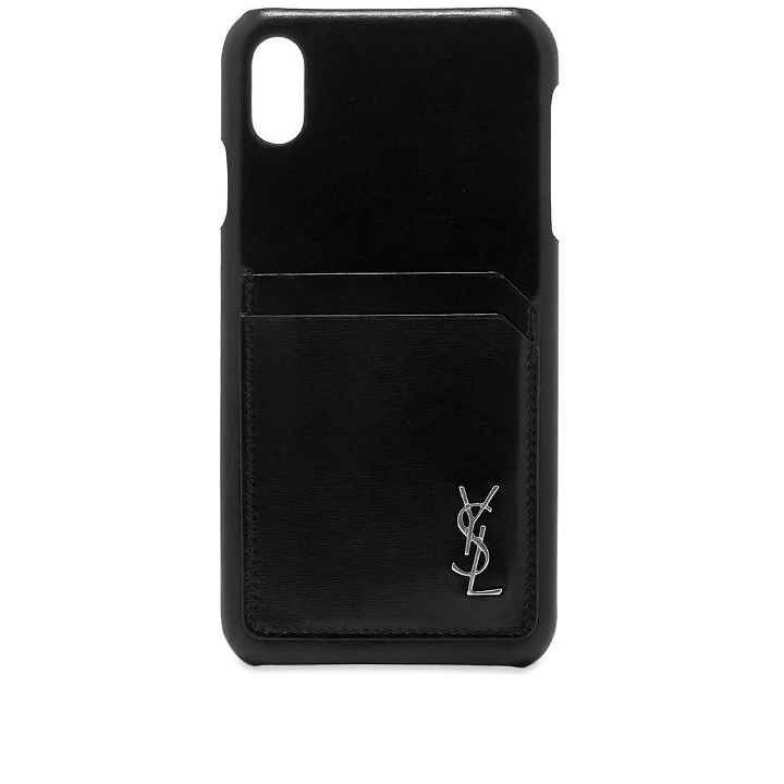 Photo: Saint Laurent YSL Metal Logo iPhone XS Max Case