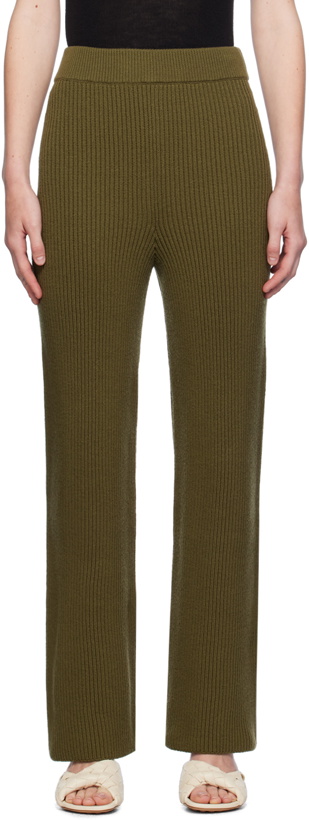 Photo: Jil Sander Khaki Wool Trousers