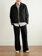 AGOLDE - Laurie Cotton-Canvas Bomber Jacket - Black